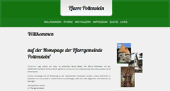 Desktop Screenshot of pfarre-pottenstein.at